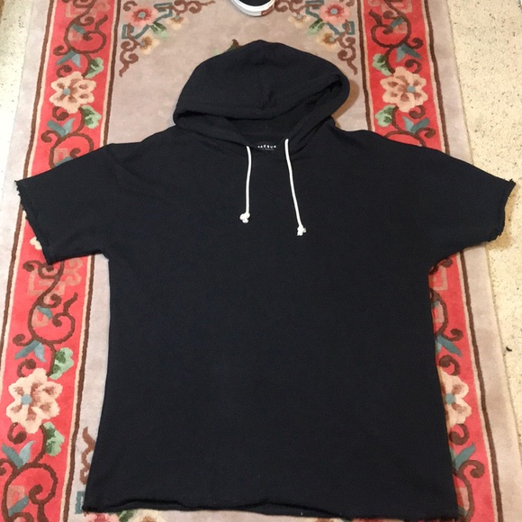 pacsun short sleeve hoodie